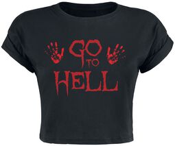 Go To Hell Cropped Top
