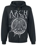 Symbol, Arch Enemy, Sweat-shirt zippé à capuche