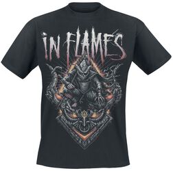 Temple Mask, In Flames, T-Shirt Manches courtes
