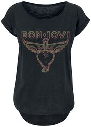 Heart & Dagger Outline, Bon Jovi, T-Shirt Manches courtes