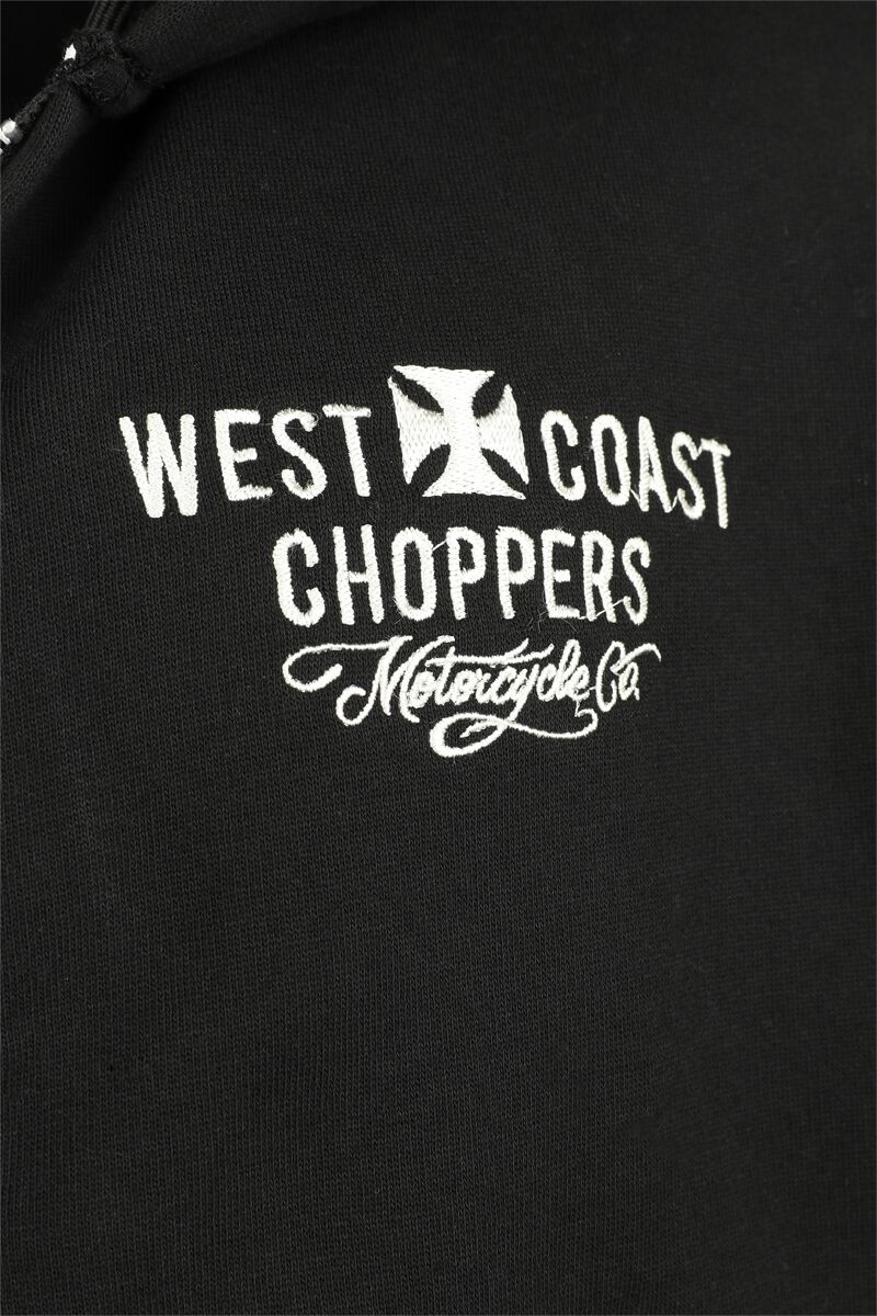 West Coast Choppers - Sweat-Shirt à Capuche - Homme Noir Noir