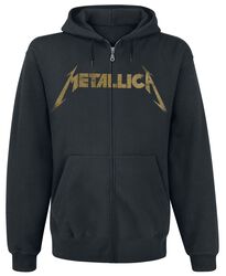 Hetfield Iron Cross Guitar, Metallica, Sweat-shirt zippé à capuche