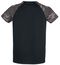 T-Shirt Noir  Imprimé Rockhand Camouflage