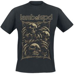 Skull Collage, Lamb Of God, T-Shirt Manches courtes