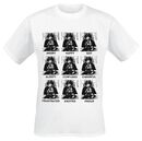 Angry Happy Sad Portraits, Star Wars, T-Shirt Manches courtes