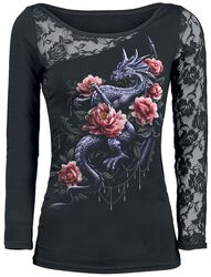 Dragon Rose Slant, Spiral, T-shirt manches longues