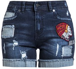Shorts with Distressed Effects, Rock Rebel by EMP, Short