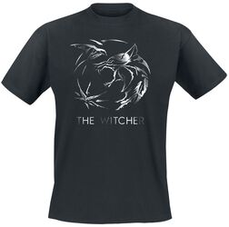 Logo Argenté, The Witcher, T-Shirt Manches courtes