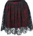 Lace Skirt, Gothicana by EMP, Jupe courte