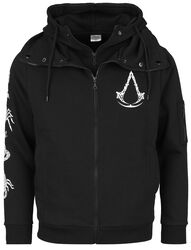 Mirage - Logo, Assassin's Creed, Sweat-shirt zippé à capuche