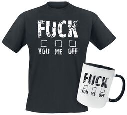 Fuck You Me Off T-Shirt and Mug