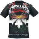Master Of Puppets - Faded Allover, Metallica, T-Shirt Manches courtes