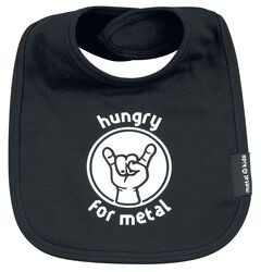 Metal Kids - Hungry For Metal, Slogans, Bavoir