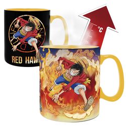 Luffy & Sabo - Mug Thermo-Réactif, One Piece, Mug