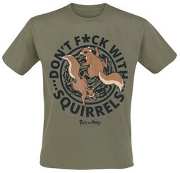 Don't F*ck With Squirrels, Rick & Morty, T-Shirt Manches courtes