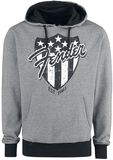 Crest Logo, Fender, Sweat-shirt zippé à capuche