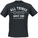 All Things Must End, Game Of Thrones, T-Shirt Manches courtes