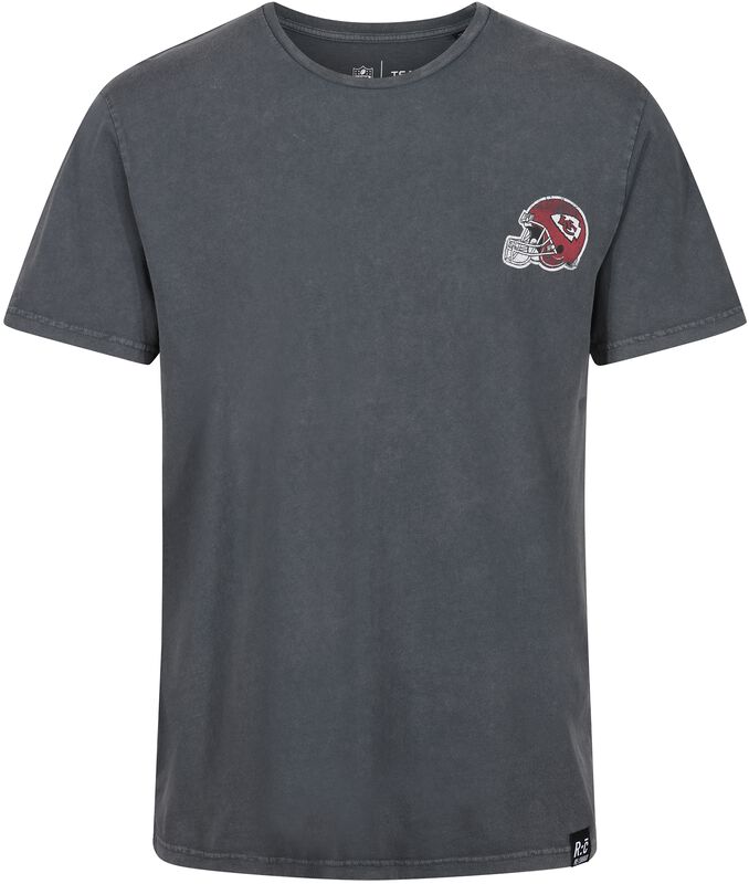NFL Chiefs - T-Shirt Noir Délavé