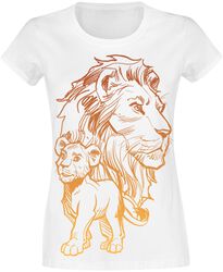 Simba & Mufasa - Père & Fils, Le Roi Lion, T-Shirt Manches courtes