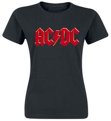 Red Logo, AC/DC, T-Shirt Manches courtes