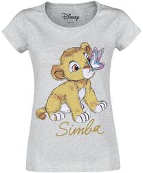 Simba - Bébé, Le Roi Lion, T-Shirt Manches courtes