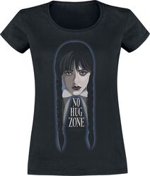 No Hug Zone, La Famille Addams, T-Shirt Manches courtes