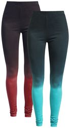 Double pack of colour gradient leggings, Full Volume by EMP, Legging