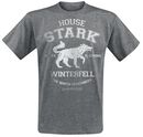 Maison Stark - Loup Garou D'Hiver, Game Of Thrones, T-Shirt Manches courtes