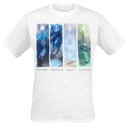 Regions Postcards, World Of Warcraft, T-Shirt Manches courtes