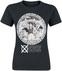 Groupe, One Piece, T-Shirt Manches courtes