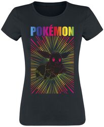 Évoli - Arc-En-Ciel, Pokémon, T-Shirt Manches courtes