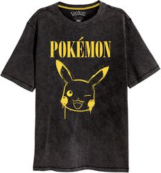 Pikachu graffiti, Pokémon, T-Shirt Manches courtes