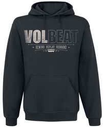 Cover - Rewind, Replay, Rebound, Volbeat, Sweat-shirt à capuche