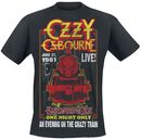 An Evening on the Crazy Train, Ozzy Osbourne, T-Shirt Manches courtes