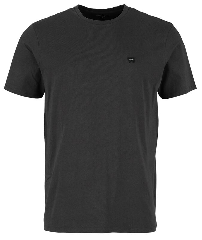 Sign Off - T-Shirt Noir Délavé