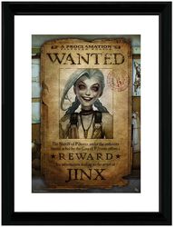 Jinx wanted, League Of Legends, Poster