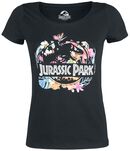 Logo - Floral, Jurassic Park, T-Shirt Manches courtes