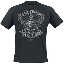 Howe Eagle Crest, Five Finger Death Punch, T-Shirt Manches courtes