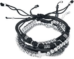 Cross, Black Premium by EMP, Set de bracelets