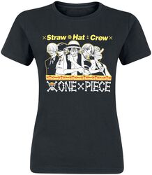 Straw Hat Crew, One Piece, T-Shirt Manches courtes