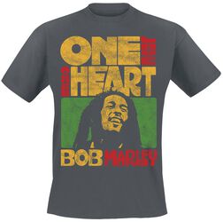 One Love One Heart, Bob Marley, T-Shirt Manches courtes