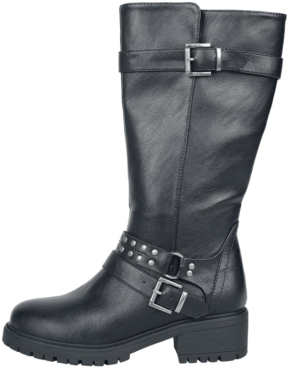 Bottines avec Boucles Clous Rock Rebel by EMP Bottes EMP