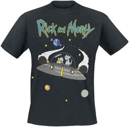 Rick & Morty - Escape, Rick & Morty, T-Shirt Manches courtes