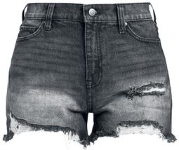 Shorts with Distressed Effects, RED by EMP, Short Sexy