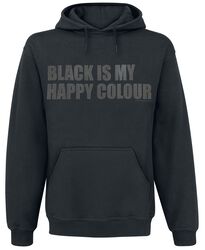 Black Is My Happy Colour, Slogans, Sweat-shirt à capuche