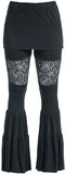 Bootcut Lace Leggings, Gothicana by EMP, Legging
