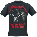 May The Force Vador, Star Wars, T-Shirt Manches courtes