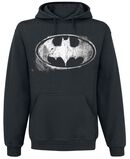 Logo Délavé, Batman, Sweat-shirt à capuche