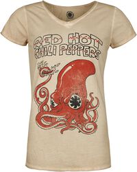 Squid, Red Hot Chili Peppers, T-Shirt Manches courtes
