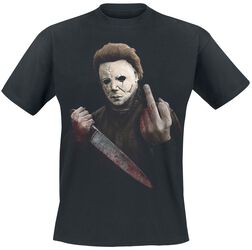 Michael Myers - Doigt D'Honneur, Halloween, T-Shirt Manches courtes